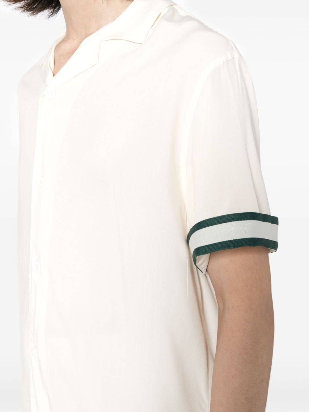 Shop Che Valbonne Short-sleeved Shirt In White