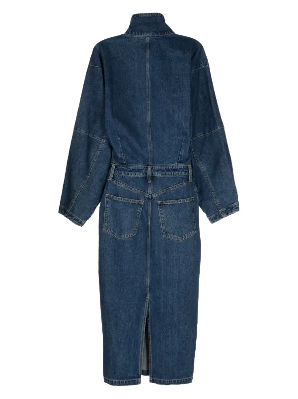 Overall dress shop with long sleeve