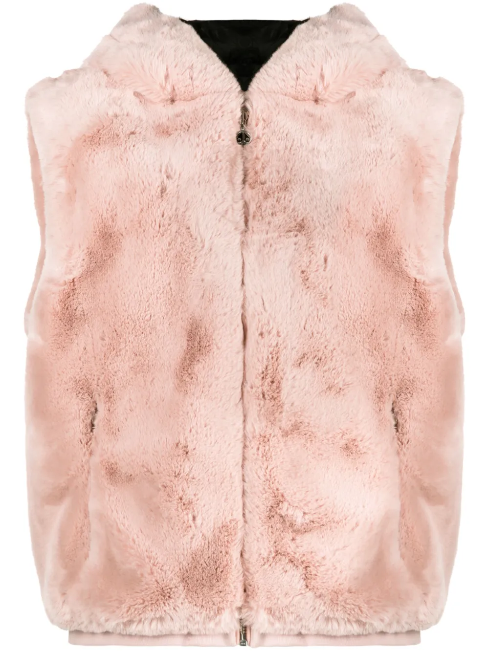 Baby pink fur on sale gilet