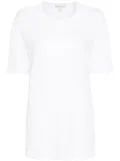 James Perse scallop-edge cotton T-shirt - White