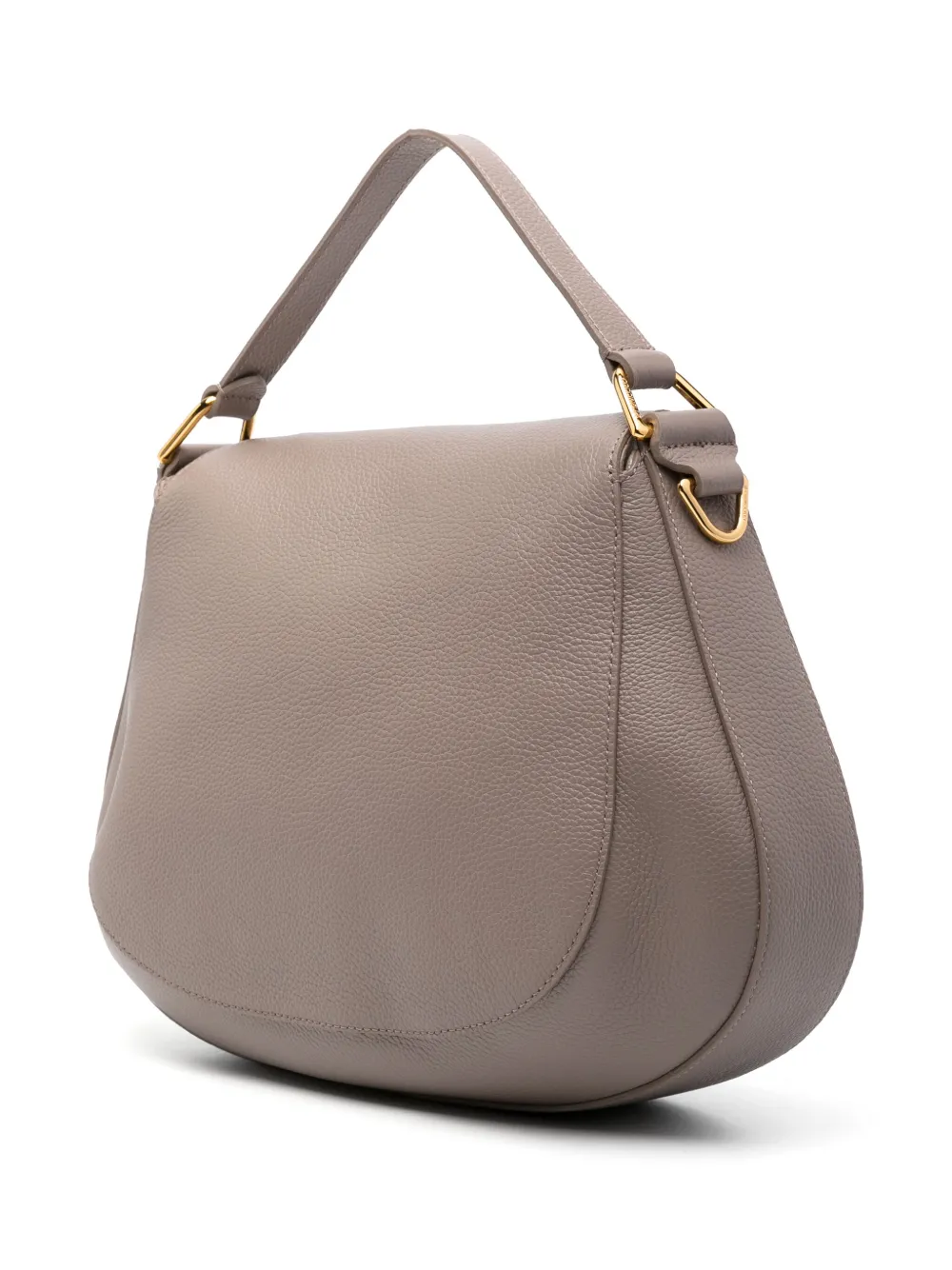 Coccinelle Shopper van bewerkt leer Bruin