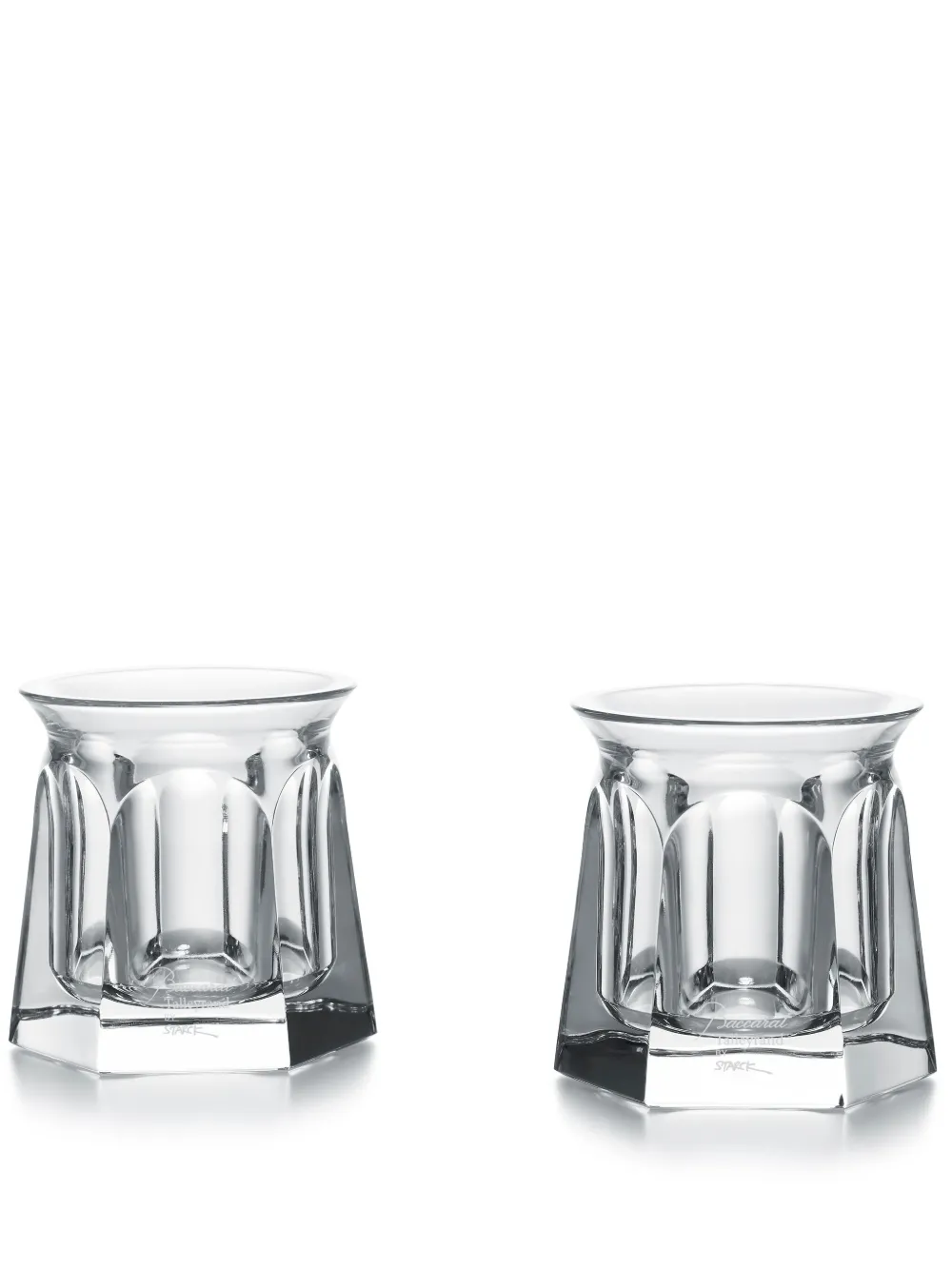 Baccarat Harcourt Talleyrand crystal candle holders (set of two) | Neutrals | Image 1