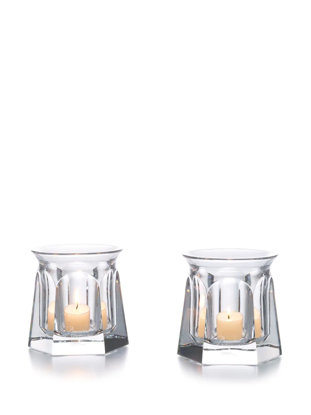 Baccarat Harcourt Talleyrand crystal candle holders (set of two) | Candle Holders | Image 2