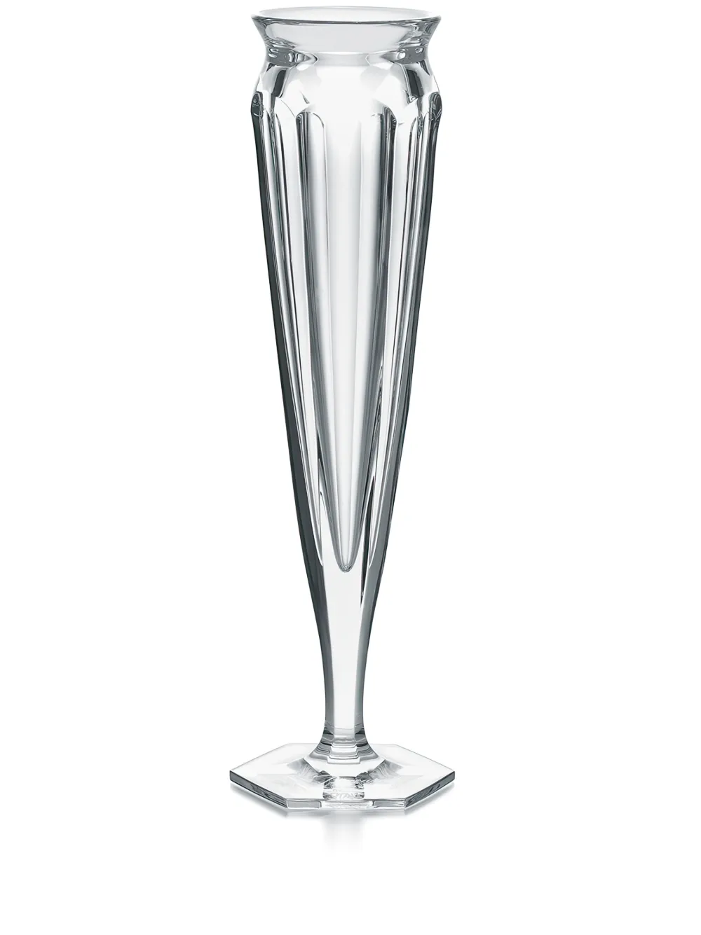 Baccarat Harcourt Talleyrand Eleganza Crystal Champagne Flute In Clear