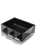 Baccarat Louxor Crystal Catch All tray - Black