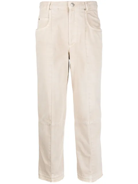 ISABEL MARANT high-rise straight-leg jeans