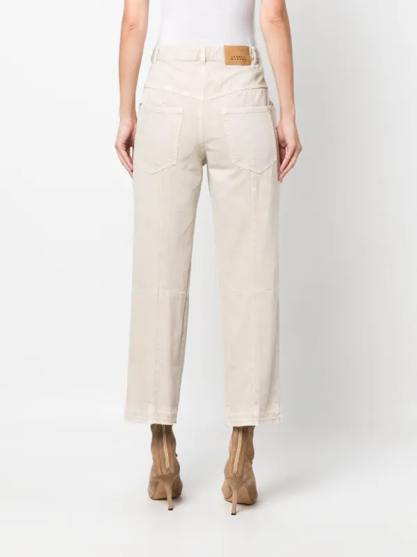 ISABEL MARANT Najet ストレートジーンズ | ニュートラル ISABEL MARANT Najet ストレートジーンズ | ニュートラル