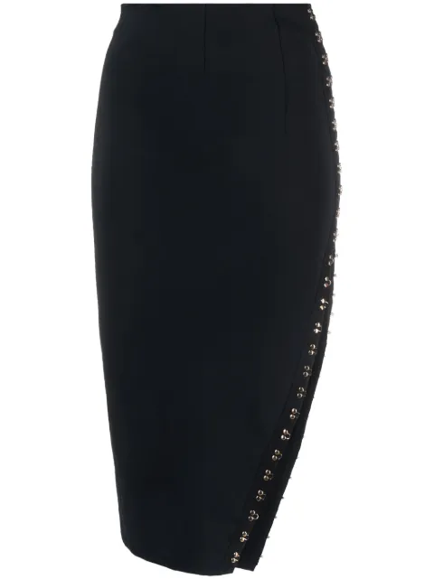 Maison Close mid-rise hook-fastening midi skirt