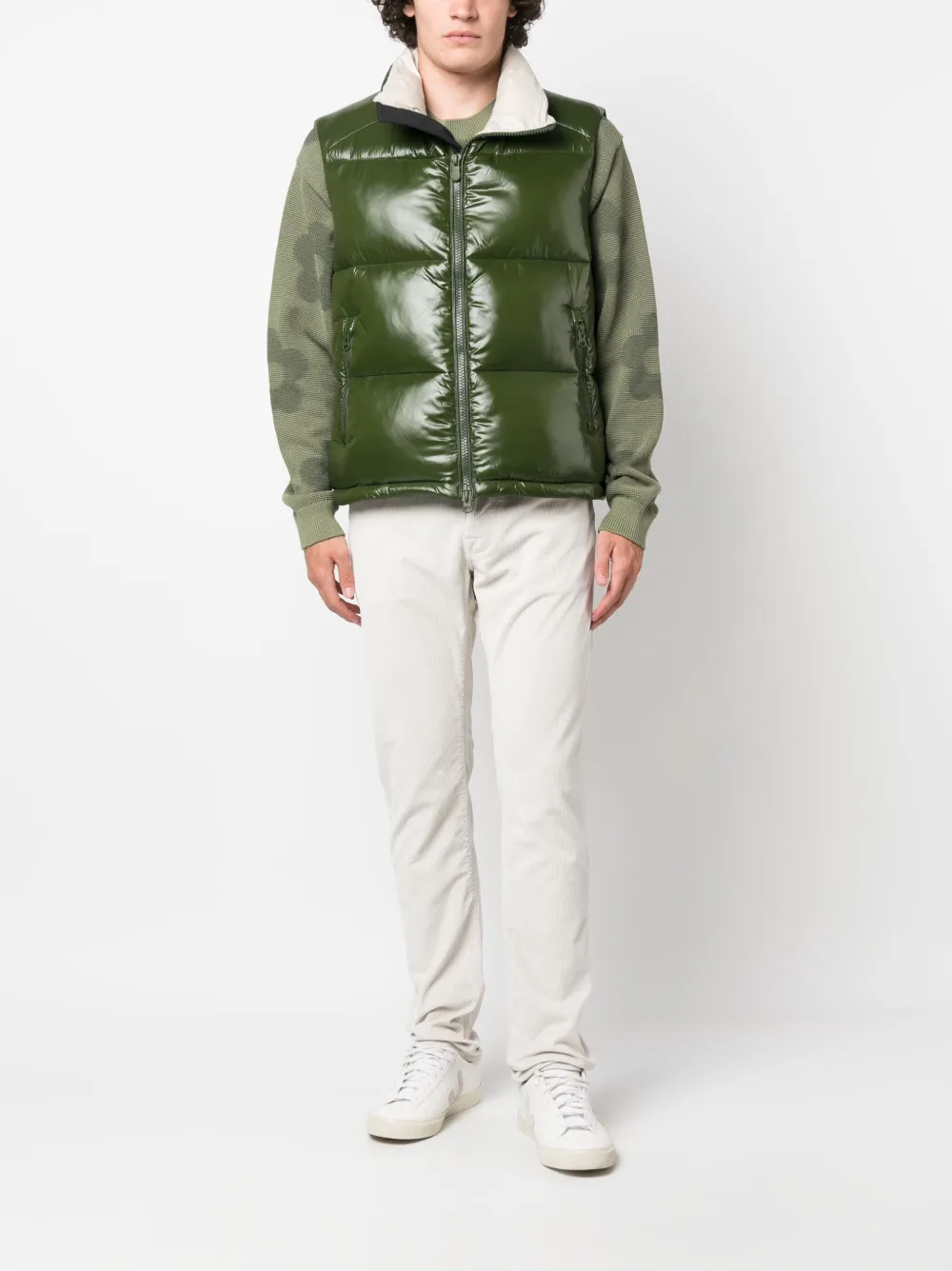 Jacob Cohën Ribfluwelen broek - Beige