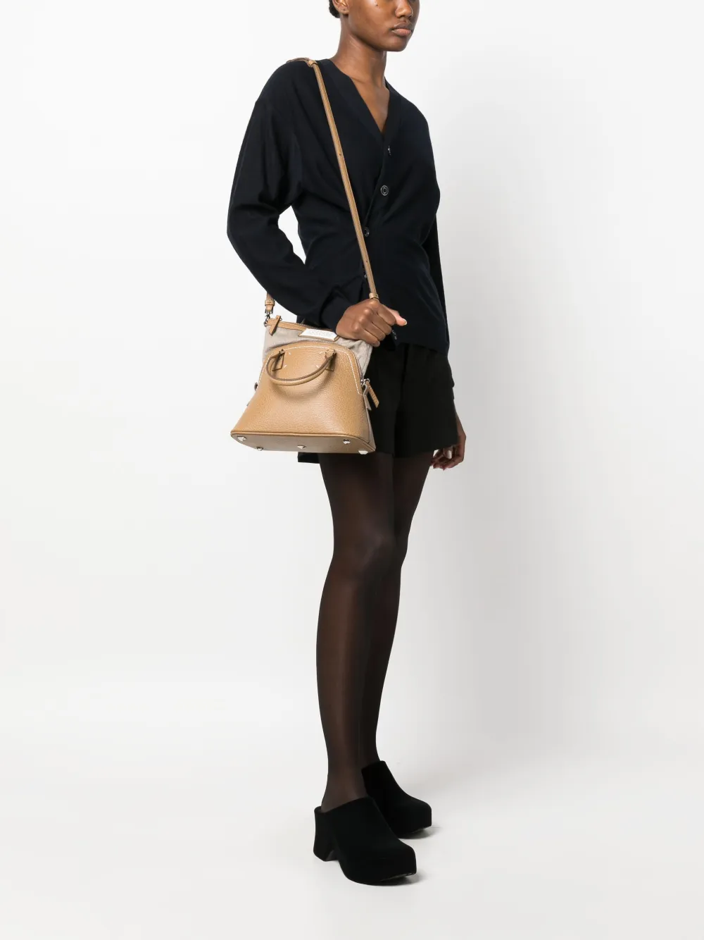 Maison Margiela small 5ac Classique tote bag - Bruin