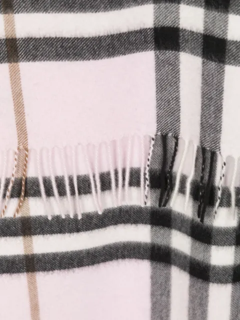 Burberry check-pattern cashmere scarf 8077877 - 2