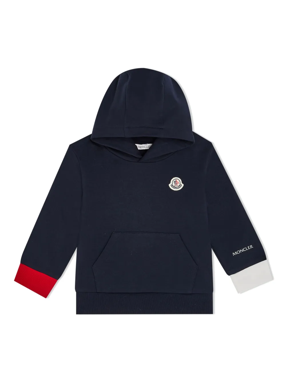 Moncler Enfant Hoodie met logopatch - Blauw