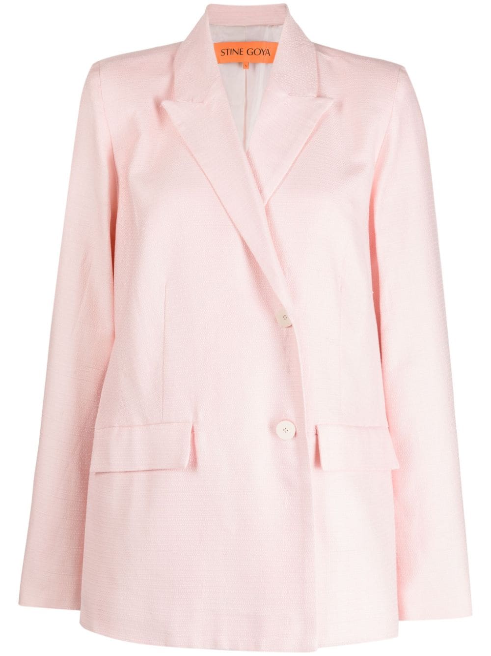 Stine Goya Steely double-breasted blazer - Rosa