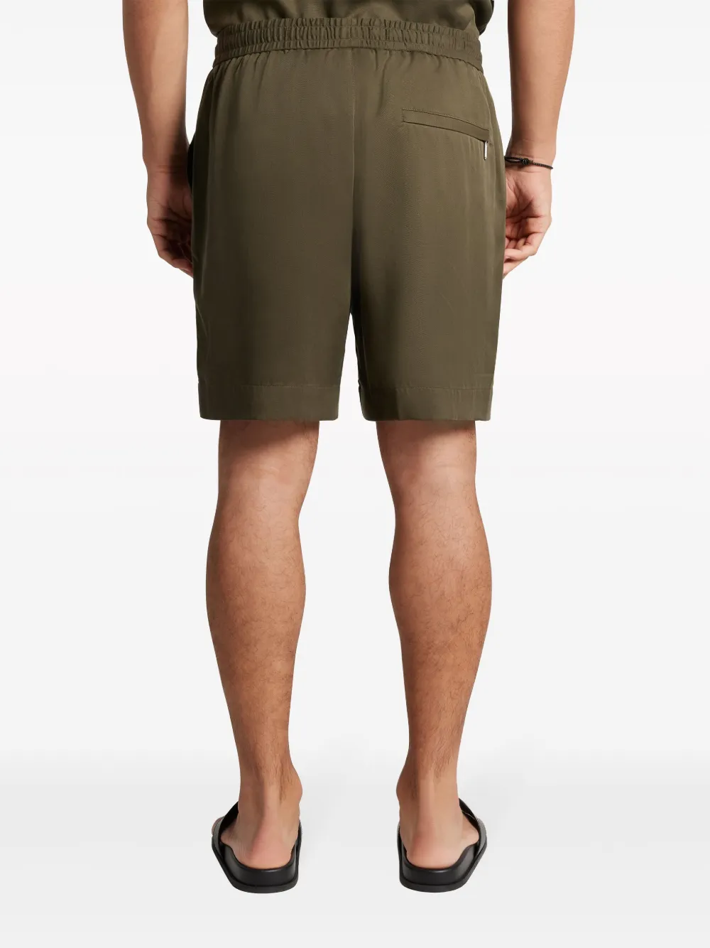 Che Elasticated-waistband Deck Shorts In Green