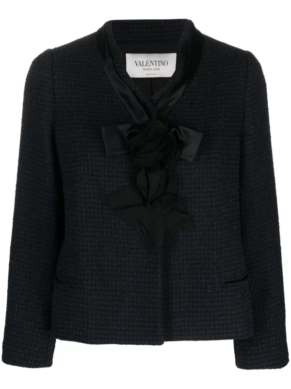ジャケット Valentino Giacca Monopetto Con Fiocco Cappotti e Blazer | Valentino.com