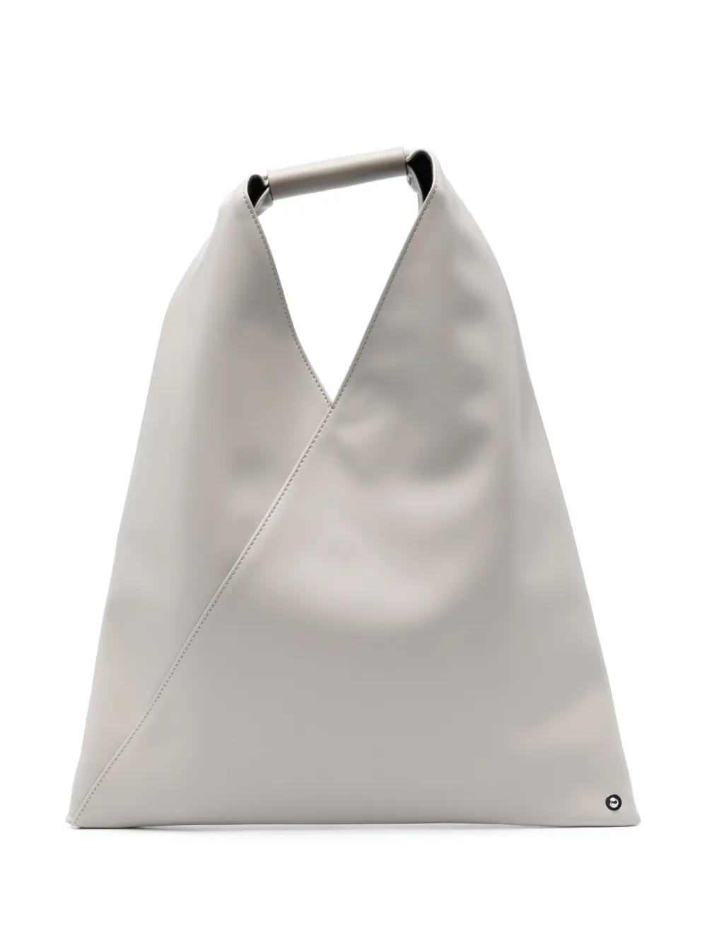 MM6 Maison Margiela small Japanese leather tote bag Grijs