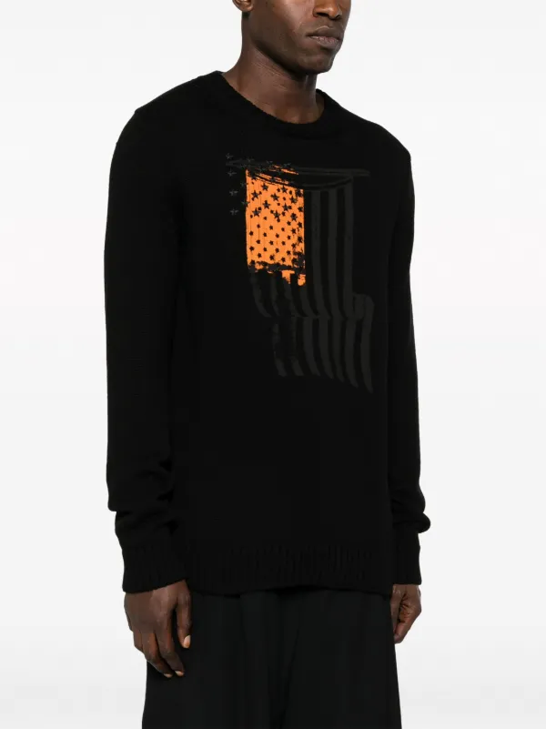 1017 ALYX 9SM graphic-print Jumper | Black | FARFETCH BE