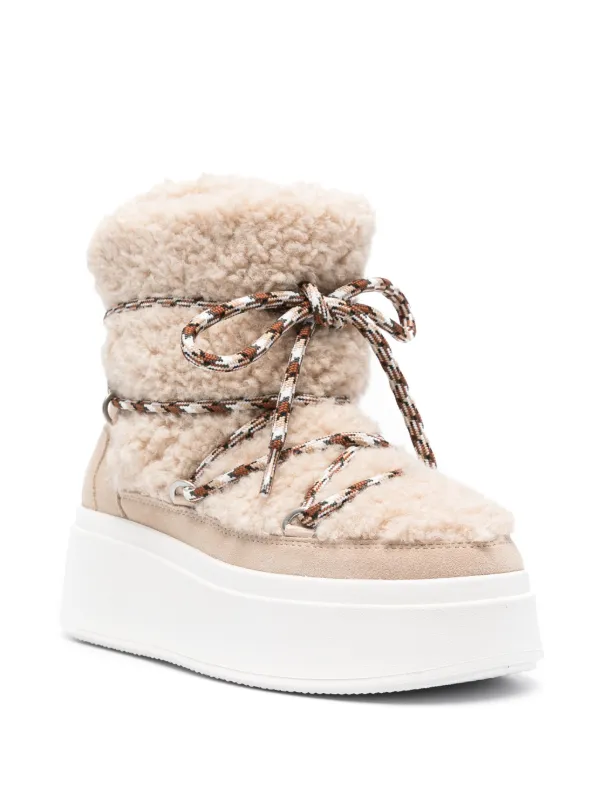 Ash rabbit shop fur sneakers