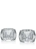 Baccarat Luxor Clear Votives crystal candle holders (set of two) - Neutrals