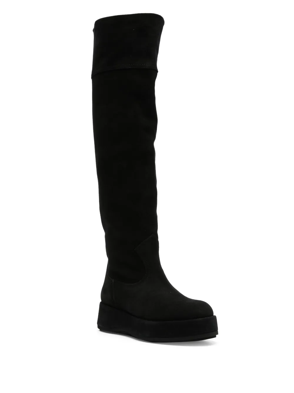 Image 2 of Paloma Barceló 50mm knee-high suede boots