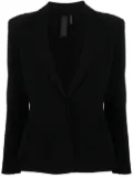 Norma Kamali single-breasted tailored blazer - Black