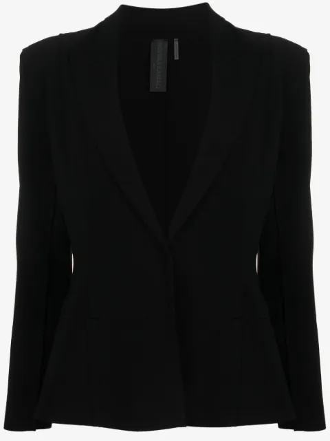Norma Kamali single-breasted tailored blazer