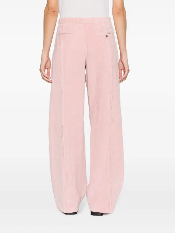 Pale pink 2025 wide leg trousers