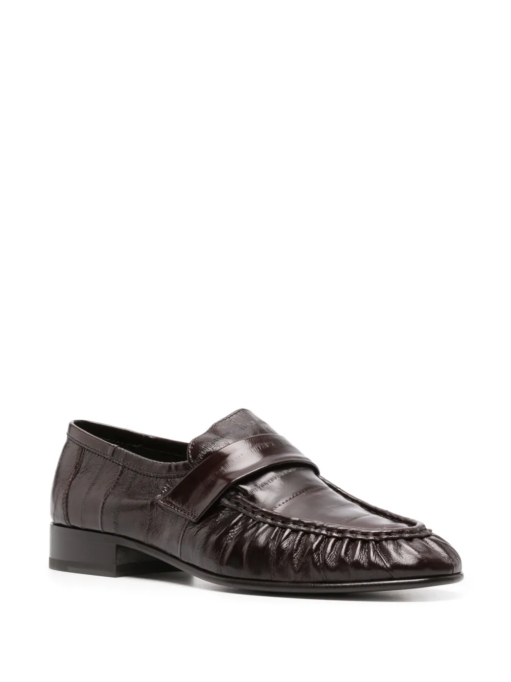 The Row Leren loafers - Bruin