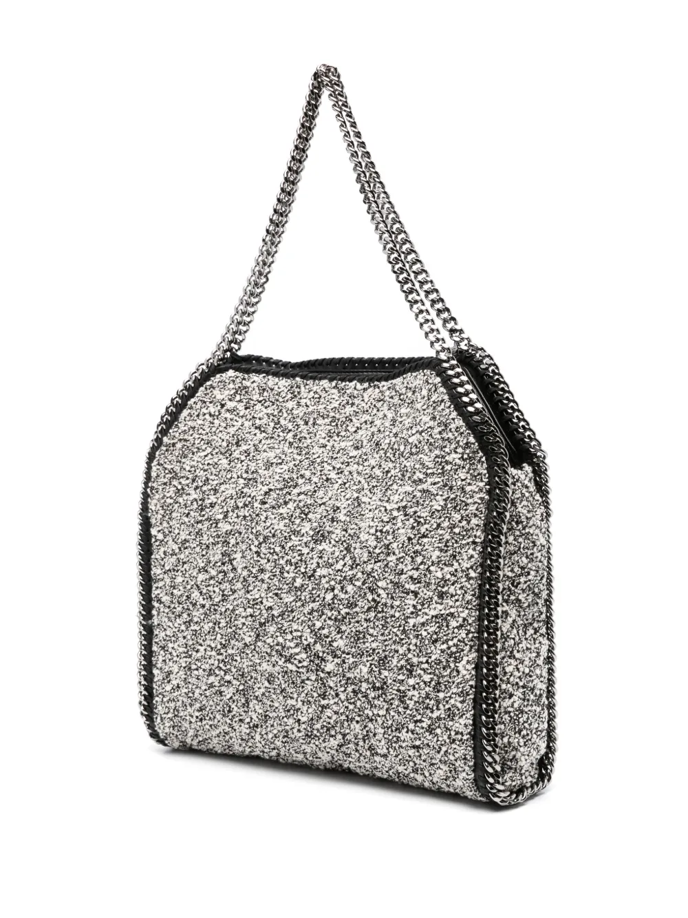 Stella Mccartney Falabella Bouclé-tweed Tote Bag In Black