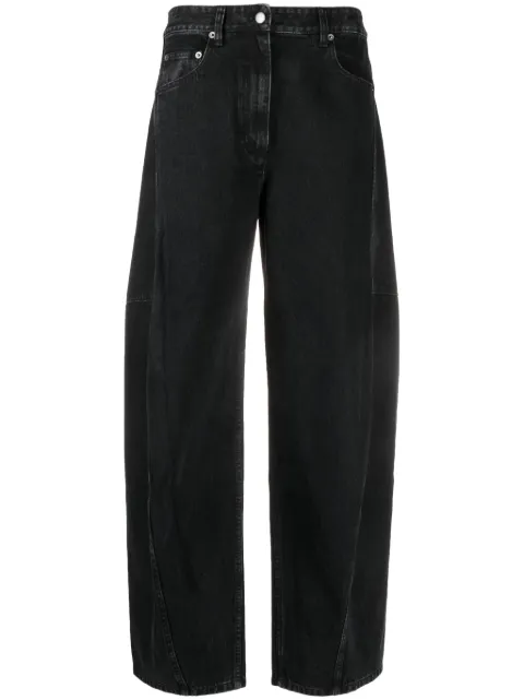 Tibi high-rise wide-leg jeans