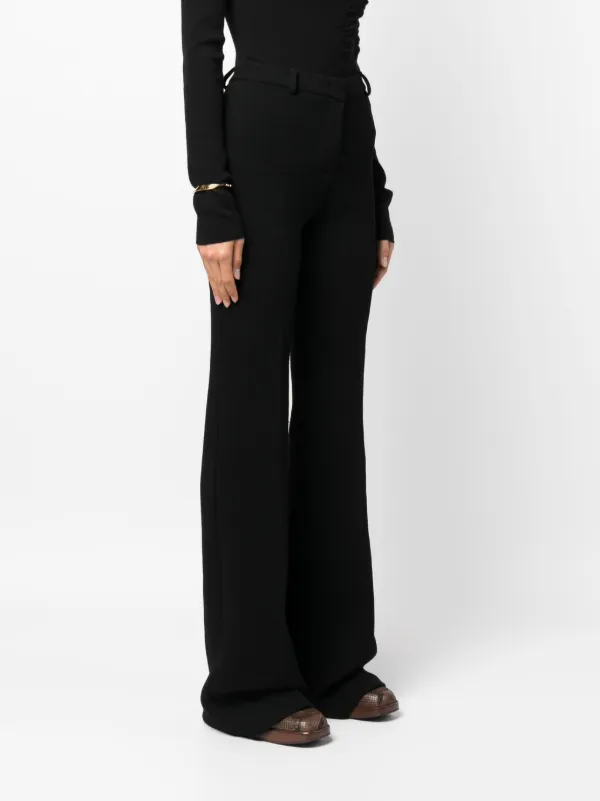 ETRO high-waist straight-leg Tailored Trousers | Black