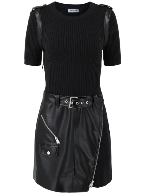 Simkhai Anisa panelled minidress