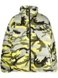 VETEMENTS camouflage-print puffer jacket - Green
