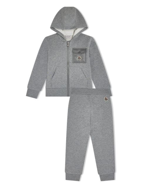 Moncler Enfant logo-patch cotton tracksuit 