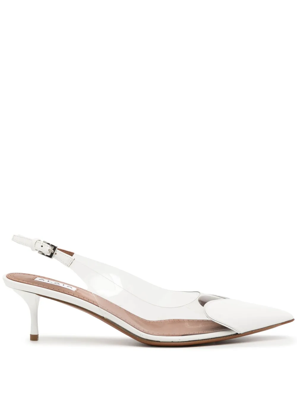 Alaïa Scarpin slingback com salto 55mm | Branco | Image 1