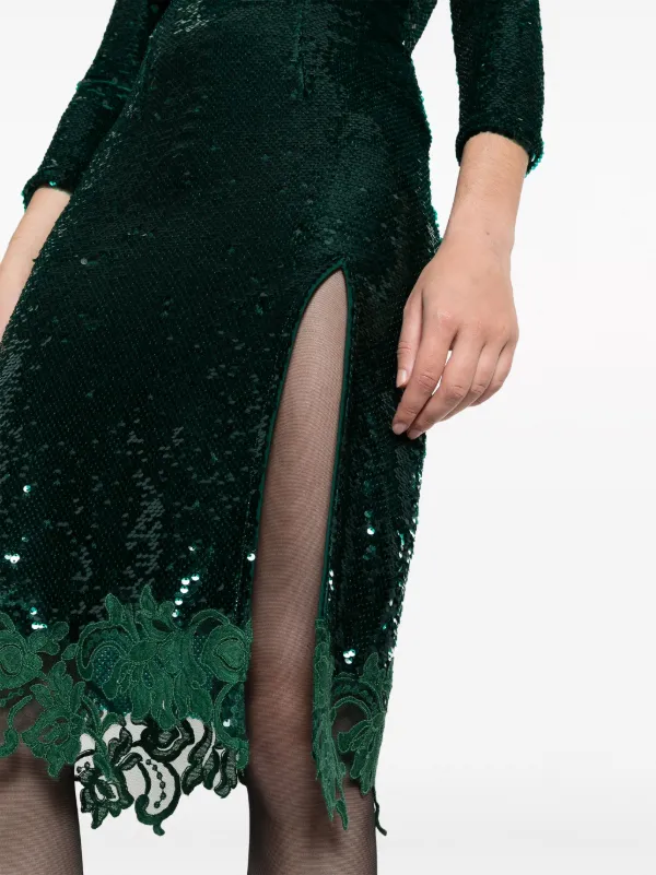 Zara embellished midi online dress