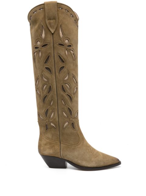 ISABEL MARANT Denvee 40mm suede cowboy boots Women