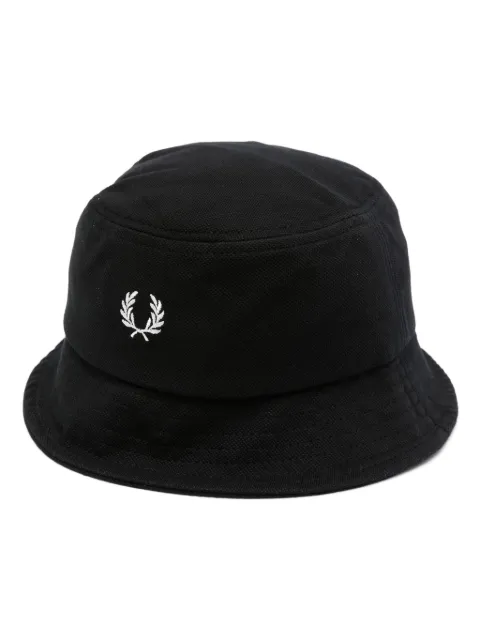 Fred Perry logo-embroidered cotton bucket hat