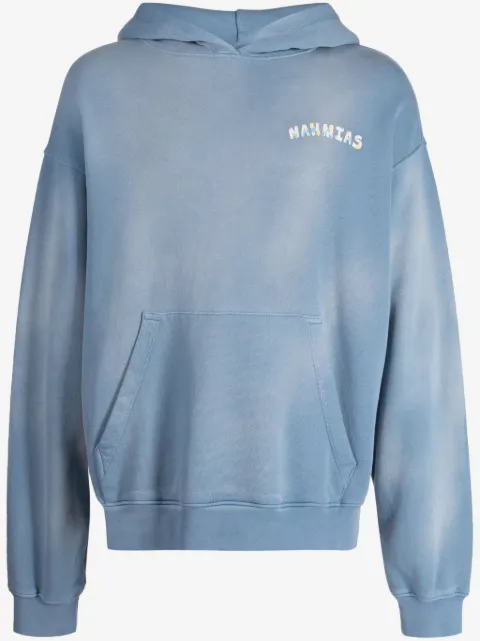 Nahmias Bunny-print cotton hoodie