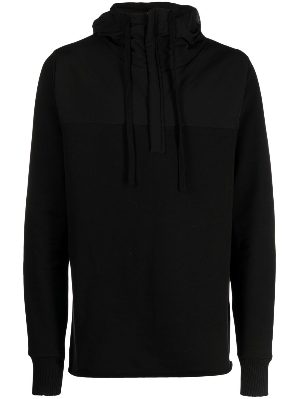 Thom Krom Hoodie met trekkoord Zwart