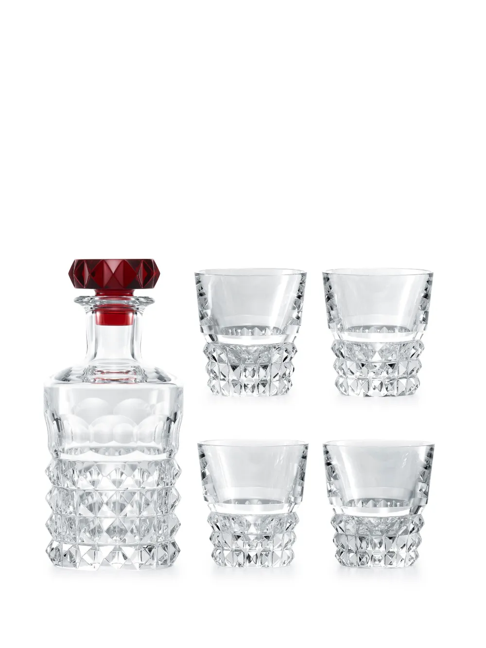 Baccarat Louxor crystal bar set (set of four) | Glassware | Image 2