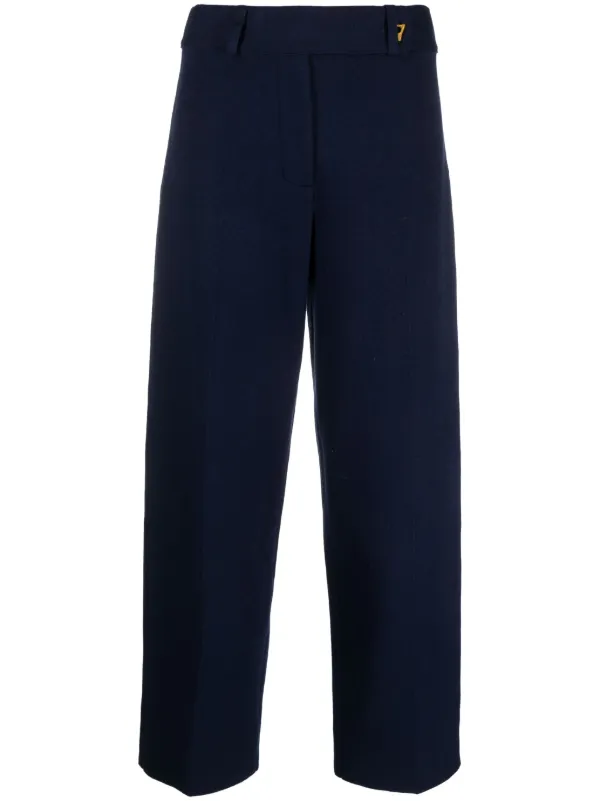 AERON Madeleine Knitted Trousers Blue FARFETCH AZ