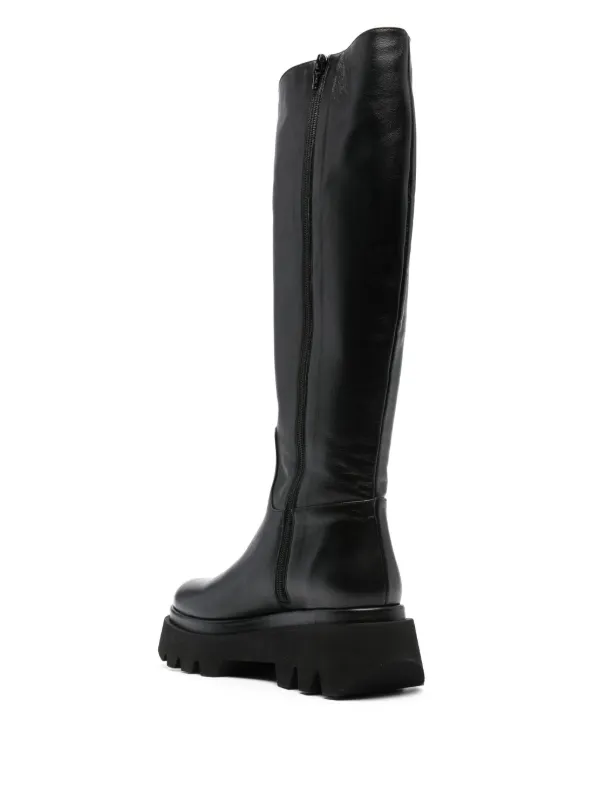 Chunky sole shop knee high boots