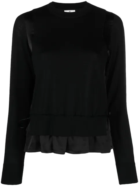 Noir Kei Ninomiya layered wool jumper
