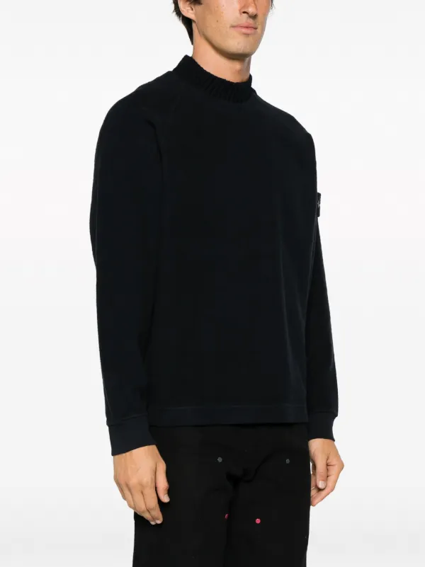 Stone island black turtleneck hotsell