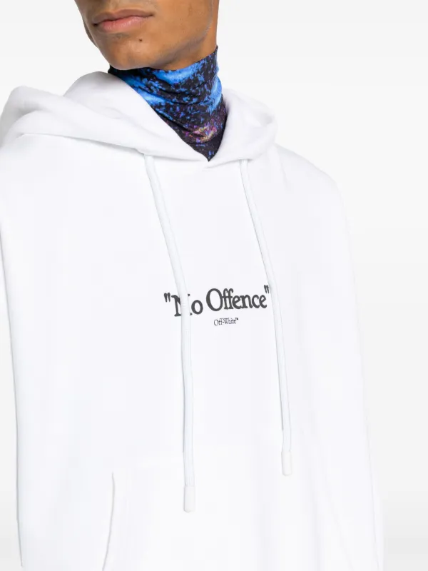 Off white hoodie wit discount