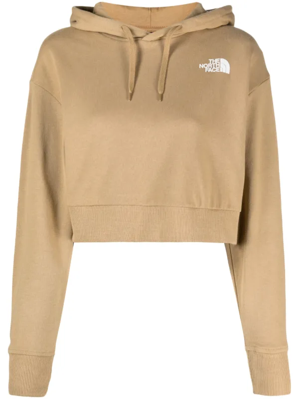 Cropped north face discount hoodie