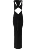 Christopher Esber Vivenda draped cut-out dress - Black