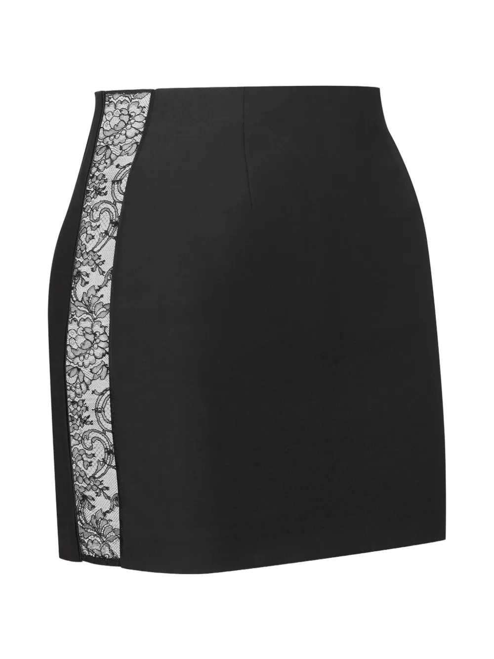 Maison Close logo-patch lace-detailing mini skirt