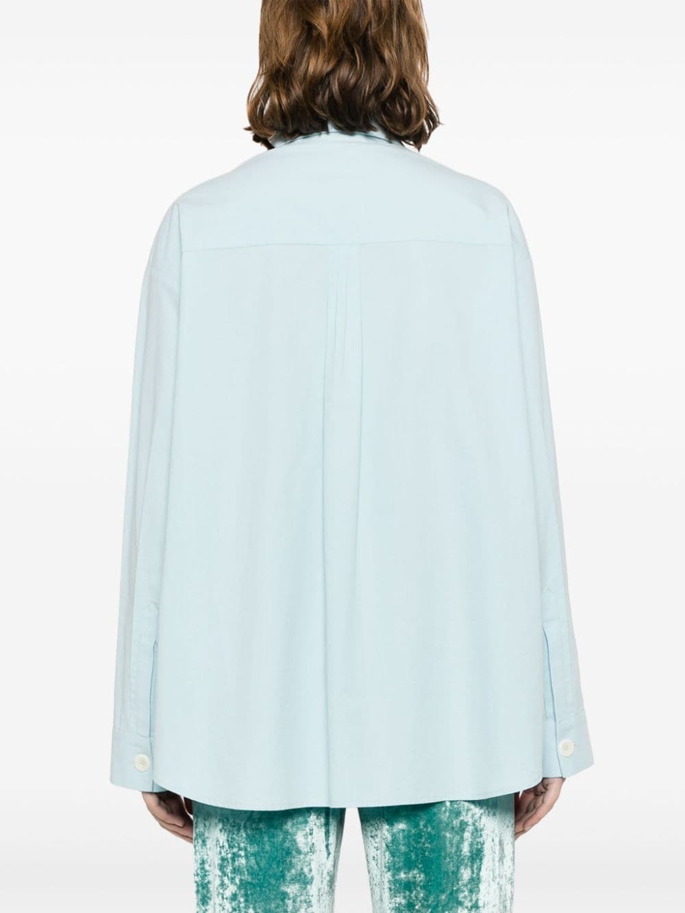 AERON Katoenen blouse Blauw